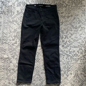 J. Crew Slim Straight Black Jeans